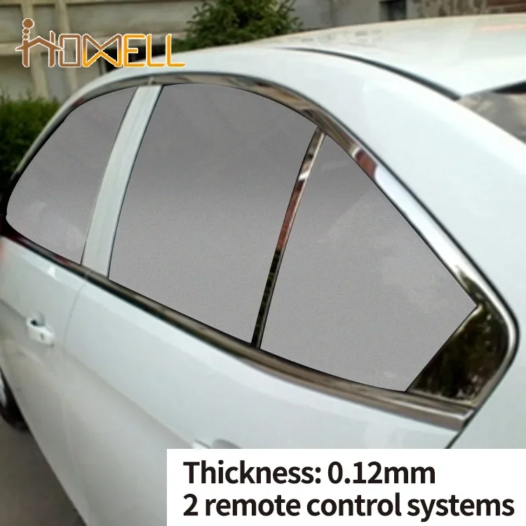 self-adhesive PDLC window coloring intelligent film for four pieces of window concealment