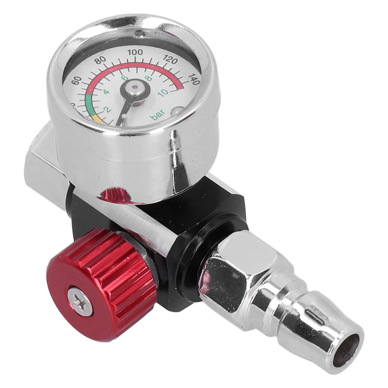 Farb spritz gerät Luft regler Manometer g1/4in Gewindes prüh pistole Luftdruck regler Druck regulierungs ventil Manometer – Detail 11