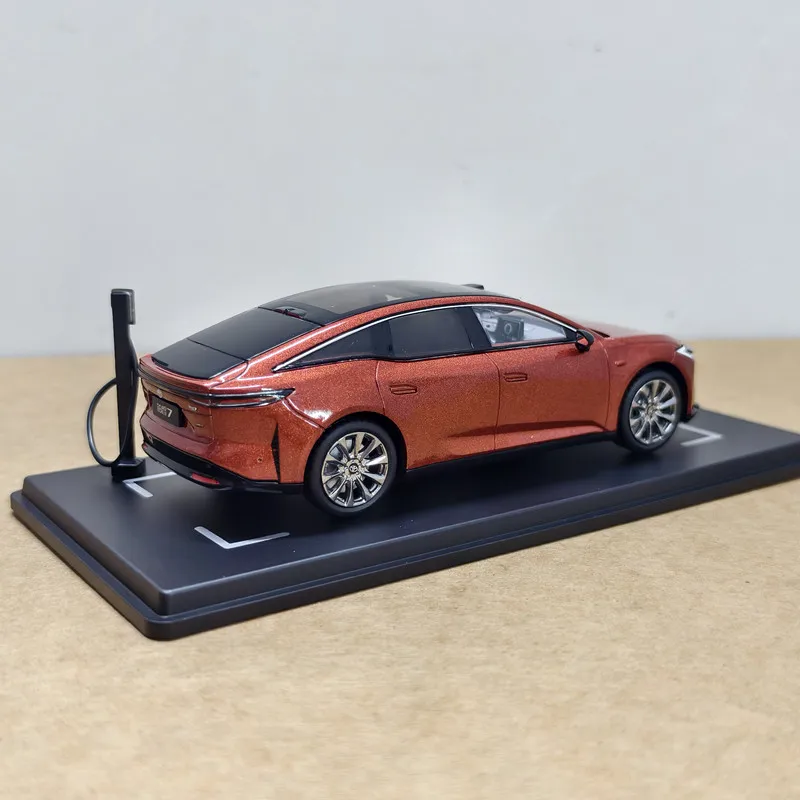 오리지널 Gac Toyota 1:43 Bozhi 7 조립식 합금 신에너지 자동차 모델 맞춤형 번호판 자동차 수집가를 위한 수집품