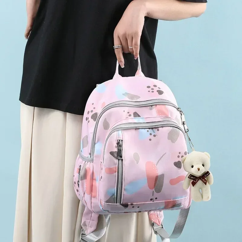 Large Capacity Mother Bag Carrying Pregnant Baby Nappy Backpack Activity Baby Diaper Backpack Fashion Mummy Travel Stroller Bag