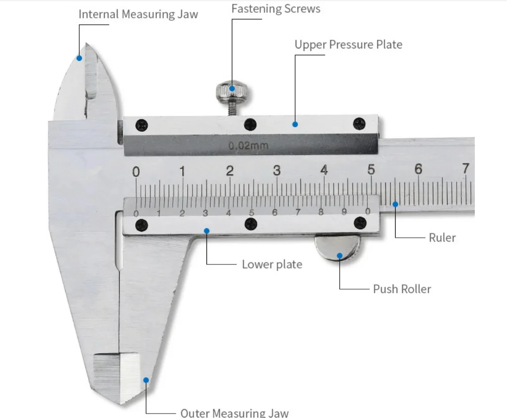 0-150mm Edelstahl Messschieber Verriegelung schraube Messschieber Edelstahl von Bebolook – Detail 1