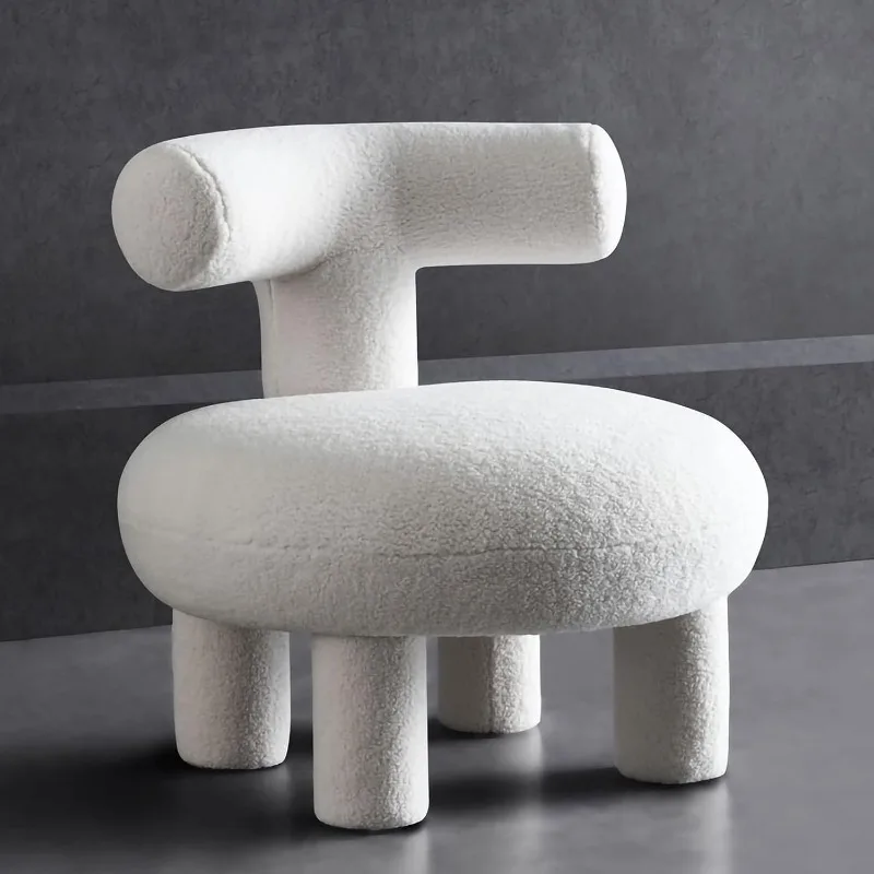

LUGSHIREE Modern Accent Boucle Chair,Upholstered Tufted Creative Furniture Sofa Couch Lounge Reading Chair
