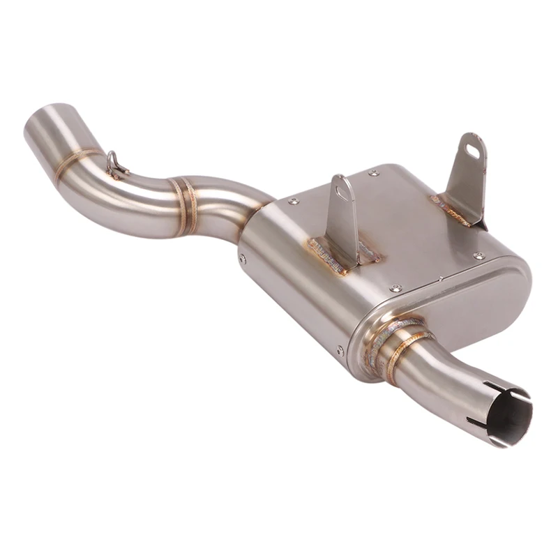Motorcycle Exhaust Escape System Modified Middle Link Pipe Connect Original Muffler Slip On For QJMOTOR QJ600GS SRK600 SRK600RR - Image 4