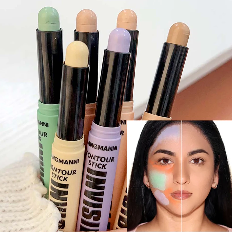 6 Colors Concealer Stick Face Primer Base Makeup Covering Facial Blemishes Contour Cosmetics Red Green Concealer Cream Stick 6 Colors Concealer Stick Face Primer Base Makeup Covering Facial Blemishes Contour Cosmetics Red Green Concealer Cream Stick