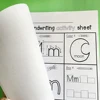 26 Pages ABC Letter Alphabet  Homework Activities Passages kid workbook practice Handwriting Practice Book for kid Preschoolers 5