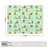 Noodle & Pals Pattern 02 Throw Blanket Plaid Loose Blankets 2
