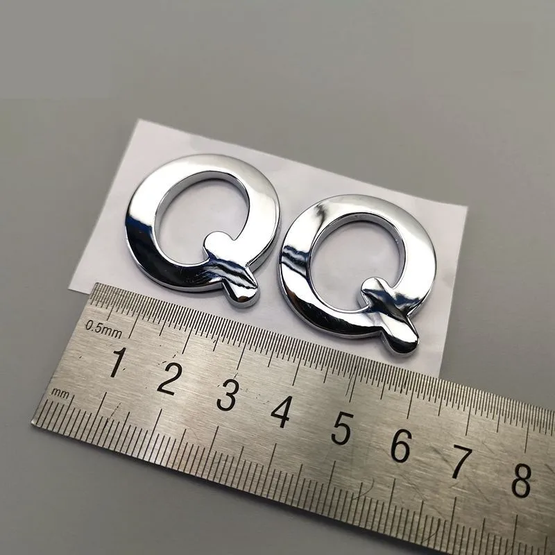 Chery 2013 QQ front rear license plate letter tail label Chinese car sticker car license plate sticker