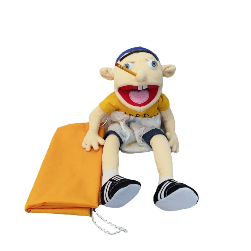 Anime Plush Doll Fun Boy Hand Puppet Cloth Doll Jeffy Refers To A Doll Telling A Story Puppet and Kids Gift