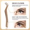 YUANZHIJIE Cluster Lashes Tweezer Comb High Precision Eyelashes Tweezers Makeup Tools Volume Fan Eyelash Extension Nail Art 6