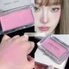 Coral Orange Blush Makeup Palette 5 Color Moist Creamy Texture Pink Rouge Lasting Natural Cheek Tint Waterproof Blusher Cosmetic 5