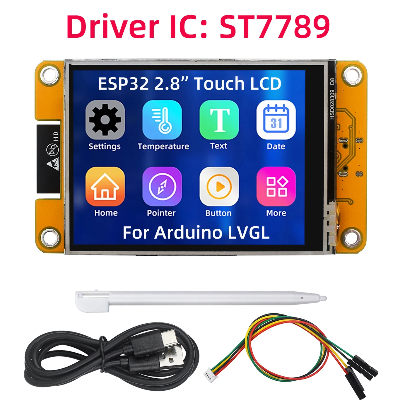 ตัวเลือกสินค้า บอร์ดพัฒนา ESP32 หน้าจอสัมผัส WiFi Bluetooth สำหรับโปรเจกต์ DIY