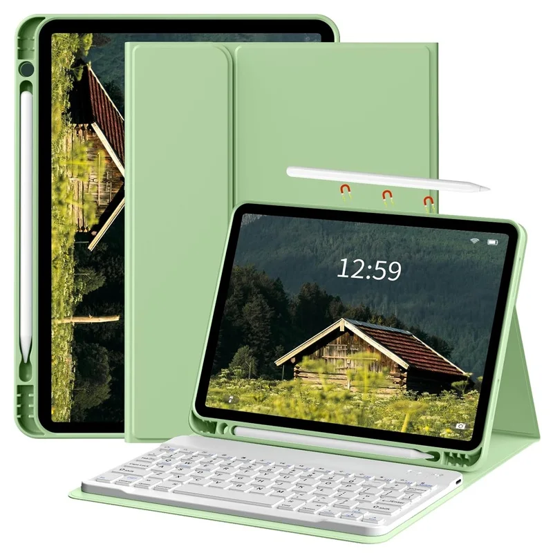 Premium Case with Detachable Bluetooth Keyboard
