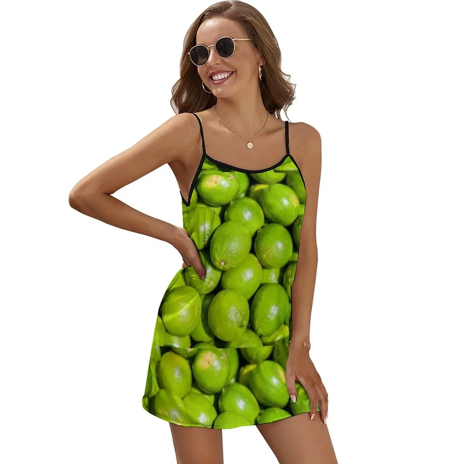 

Lime Sleeveless Dress long sleeve dresses Women's dresses