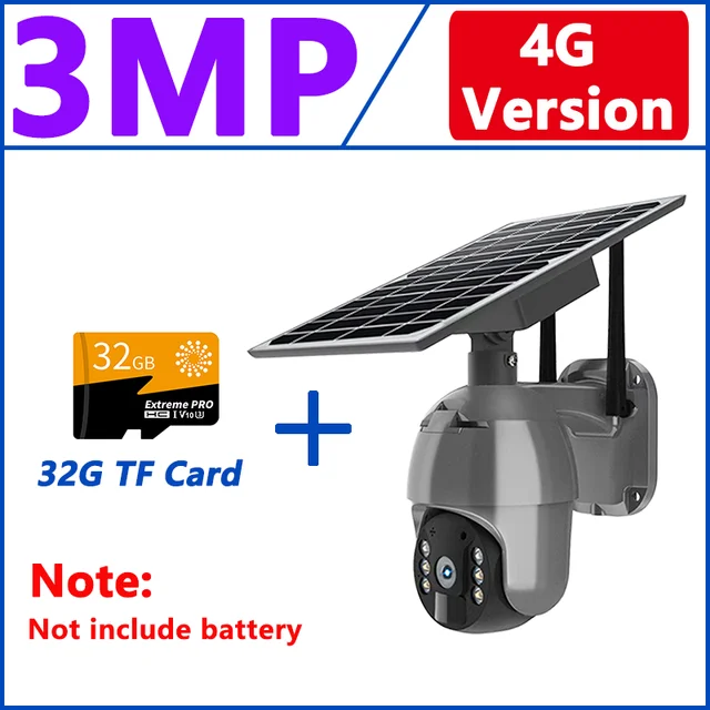 3MP 4G Camera 32G