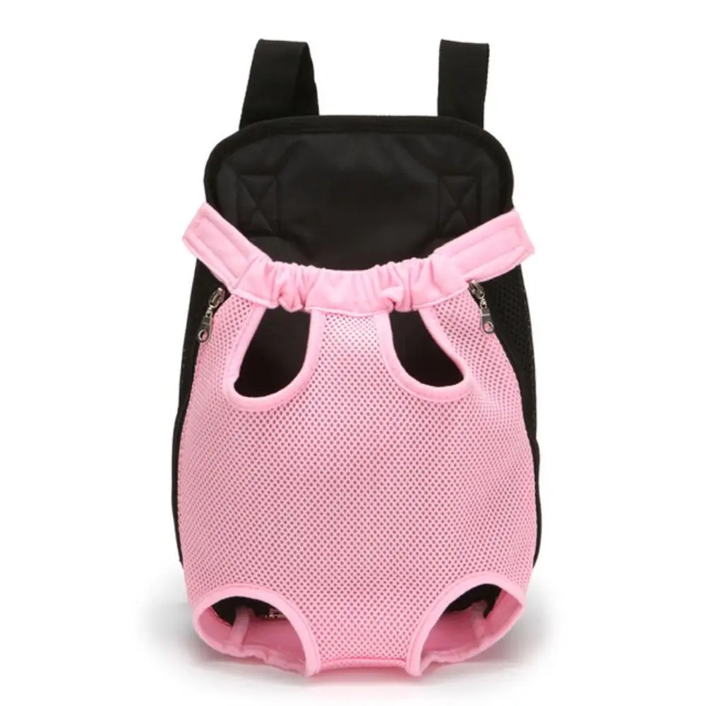 Mochila transportadora frontal ajustable con patas hacia afuera para perros pequeños, gatos y cachorros