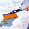 Snow Brush and Detachable Ice Scraper for Car Scratch-Free Bristle Head Tough Ice Scraper Vehicles Truck For Car Cleaning Snow 3