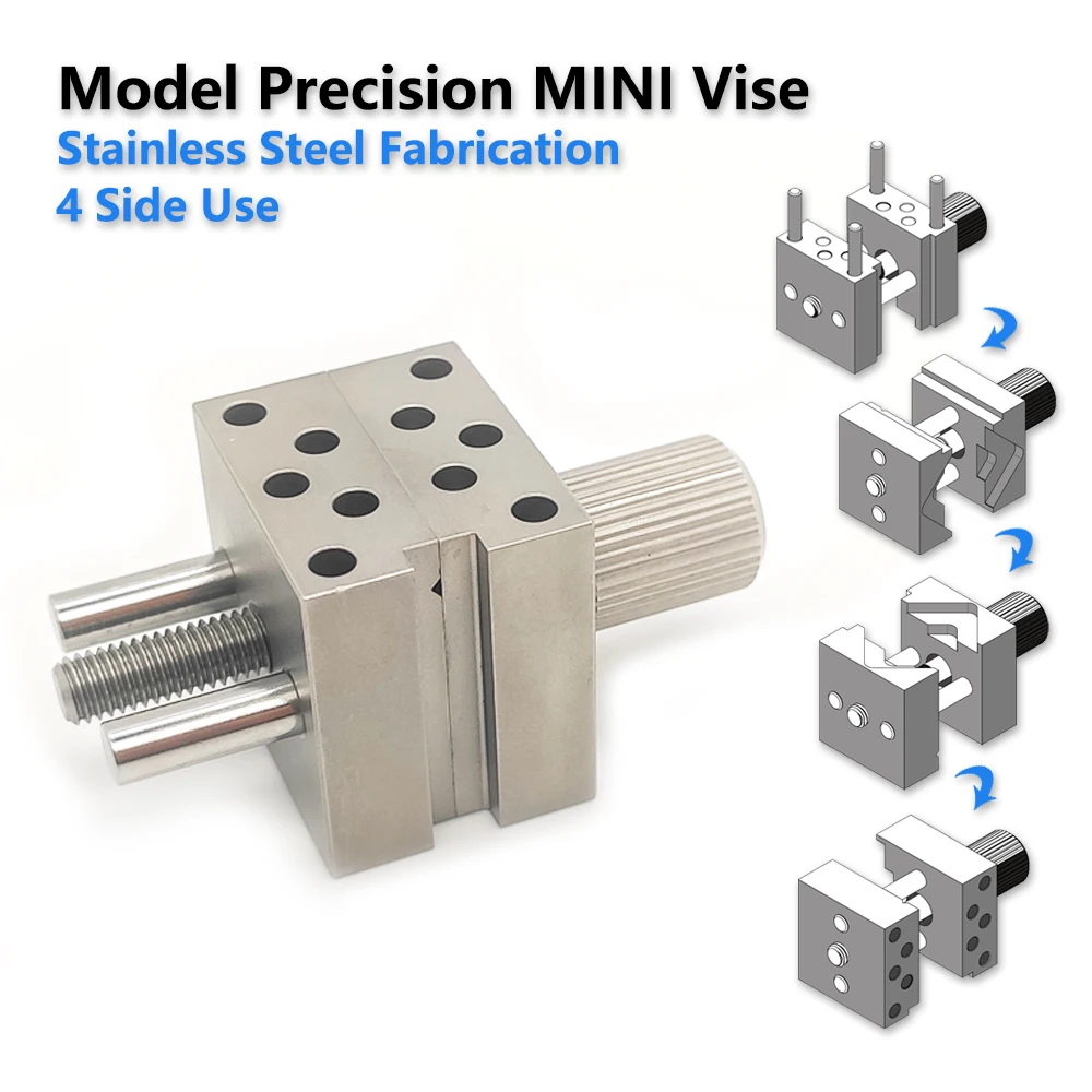 Outil artisanal de modèle de loisir, Mini étau d'établi, tout en métal, Production de précision, outils de serrage pour modèle d'assemblage, outil de fabrication de bricolage 26 Outil artisanal de modèle de loisir, Mini étau d'établi, tout en métal, Production de précision, outils de serrage pour modèle d'assemblage, outil de fabrication de bricolage 26