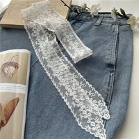 Ceinture en dentelle douce pour femmes, nœud papillon élastique, style bohème, chaîne de pull, joint de taille, accessoires de décoration pour le corps 5
