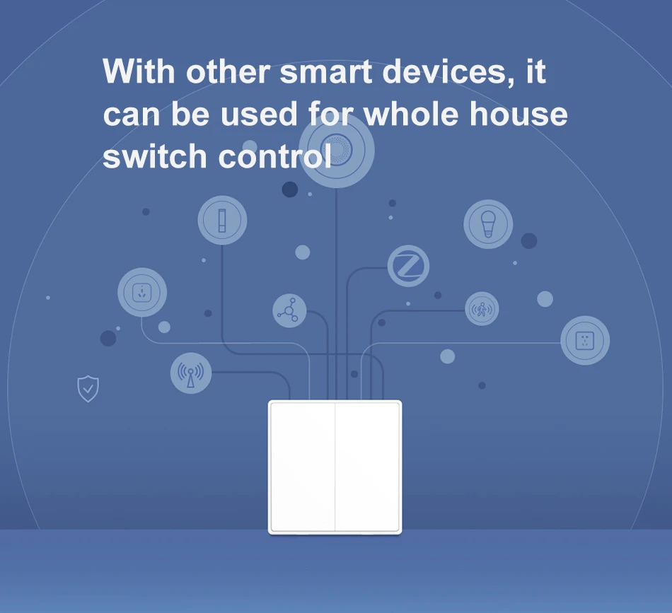 Wall Switch D1 Zigbee Smart Wireless Key Light Button Wifi Remote Control Switc