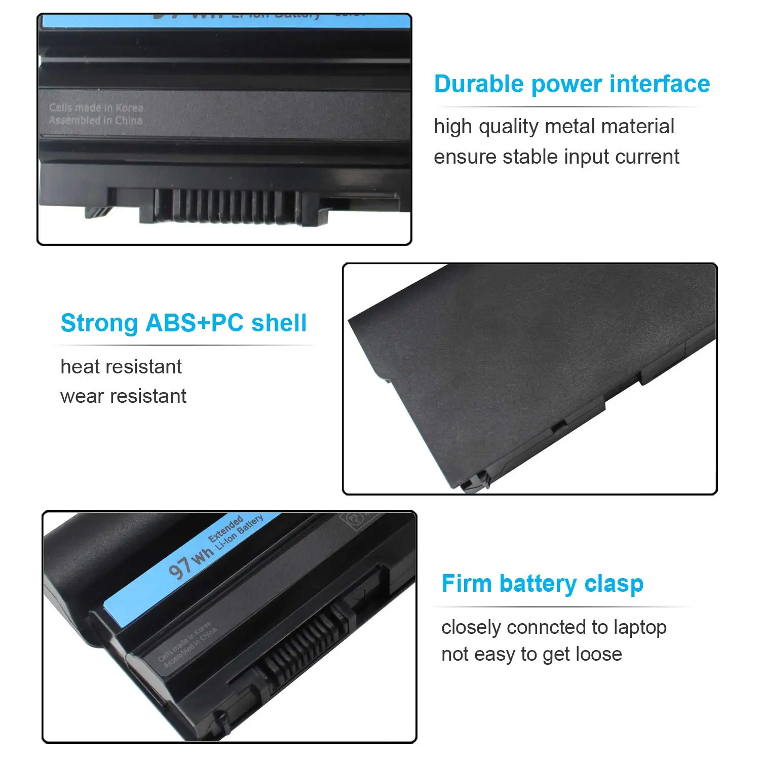 Laptop Battery For Dell Latitude E6430 E5420 E5430 E6420 E6530 E6540 E6440 04NW9 2P2MJ NHXVW M5YOX 8858X 7FJ92
