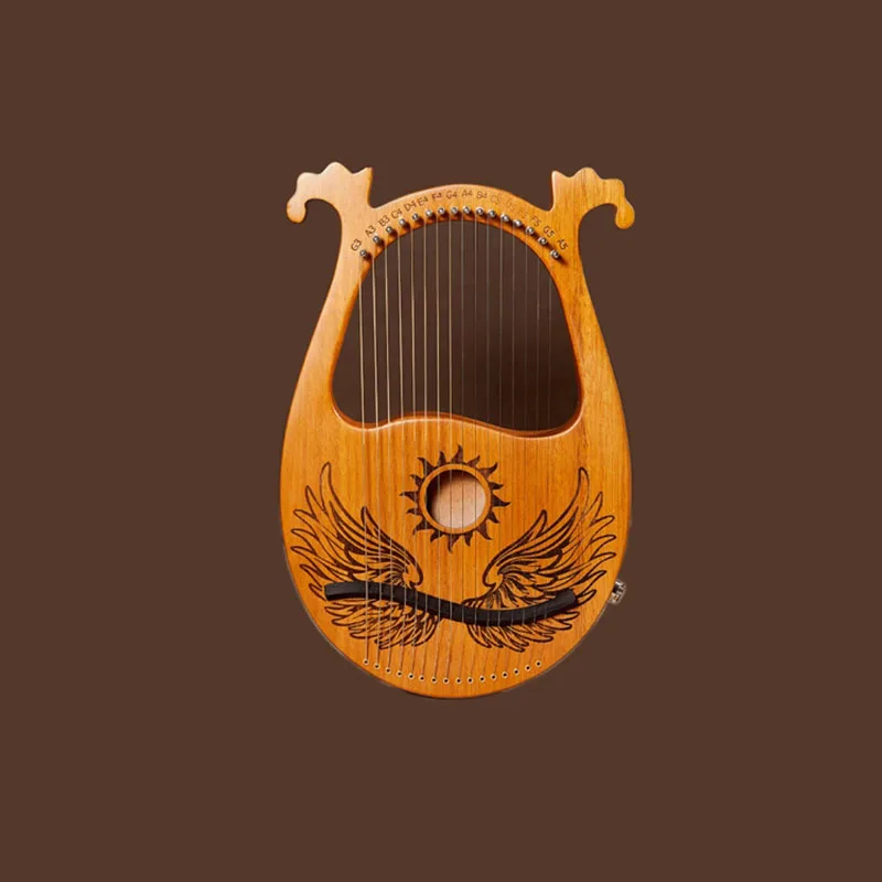 

Vintage More Jaw Lyre Harp 24 Strings Unusual Professional Instrument Traditional Arpa De Boca Ethnic Musical Instruments