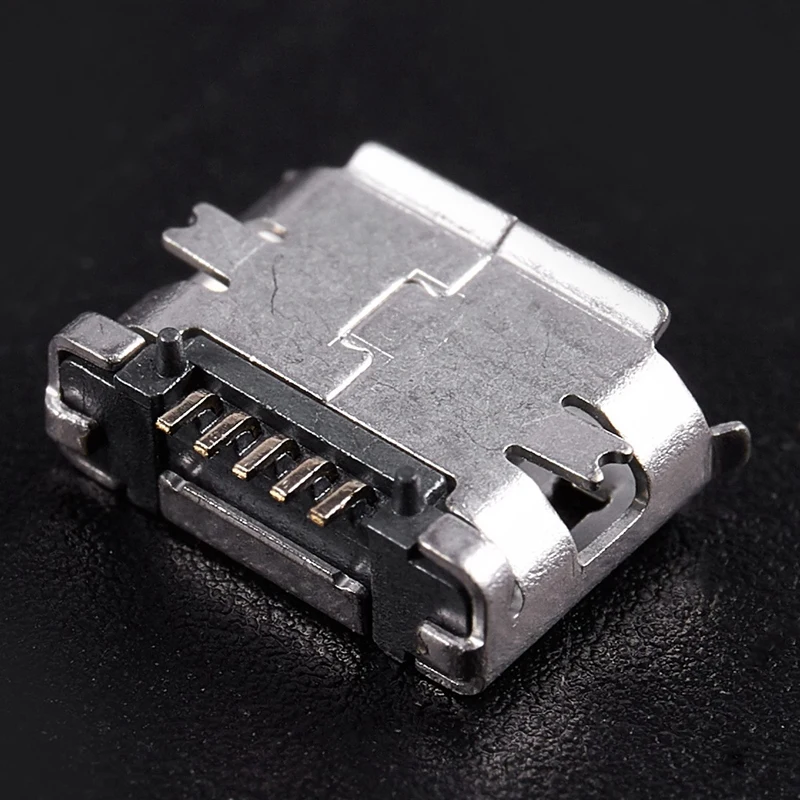 150 Pcs PCB SMT Micro-USB Type B 5Pin Female Socket Adapter Jack