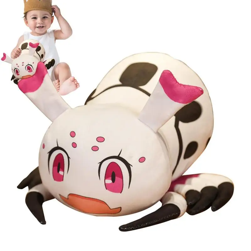 

Cute Anime Doll Stuffed White Plush Toy Anime Spider Decorative Cute Soft Comfortable Anime Doll For Bedroom Living Room