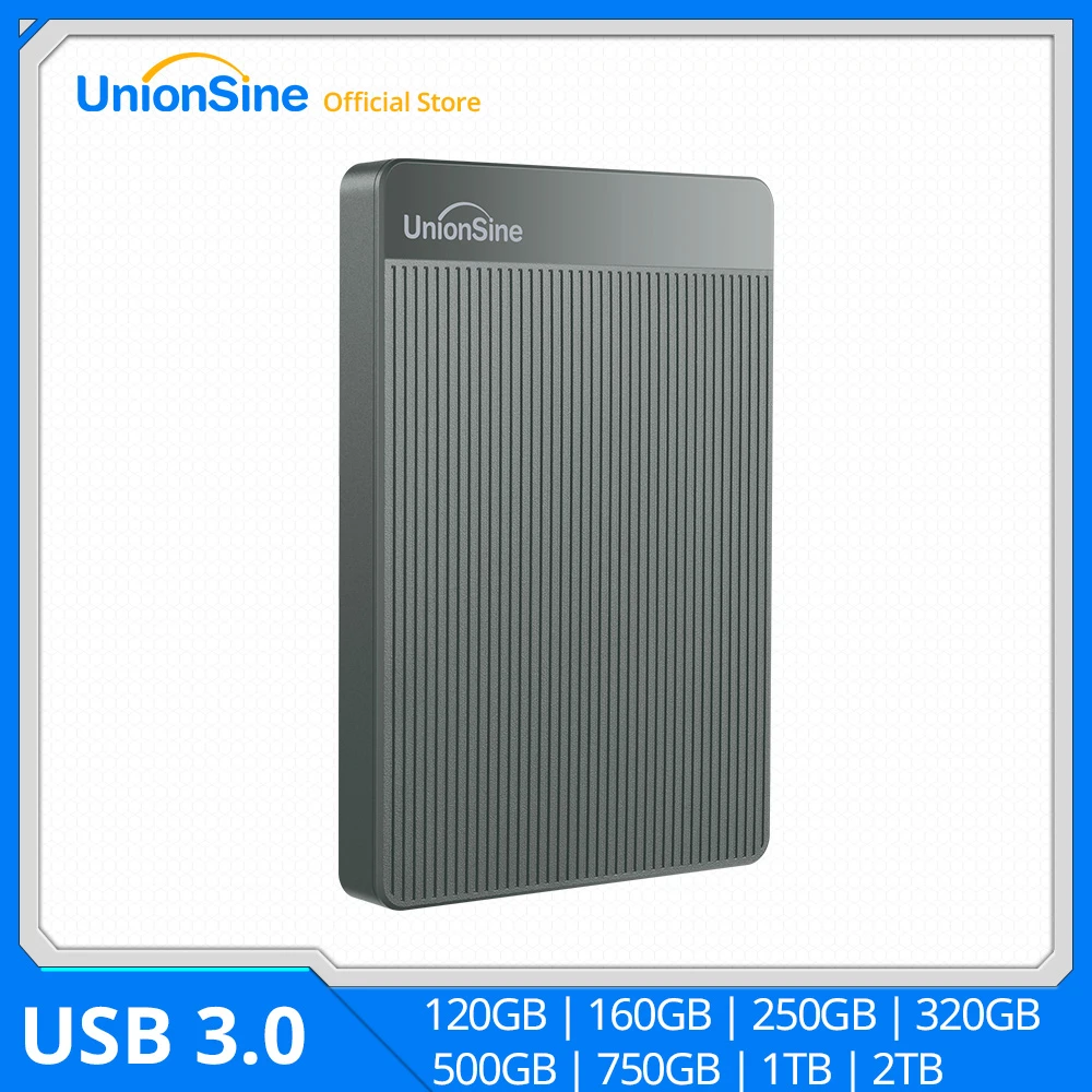 UnionSine disco duro externo portátil HDD gris de 2,5 pulgadas,  320gb/500gb/750gb/1tb, almacenamiento USB3.0, Compatible con PC,  escritorio, MacBook| | - AliExpress