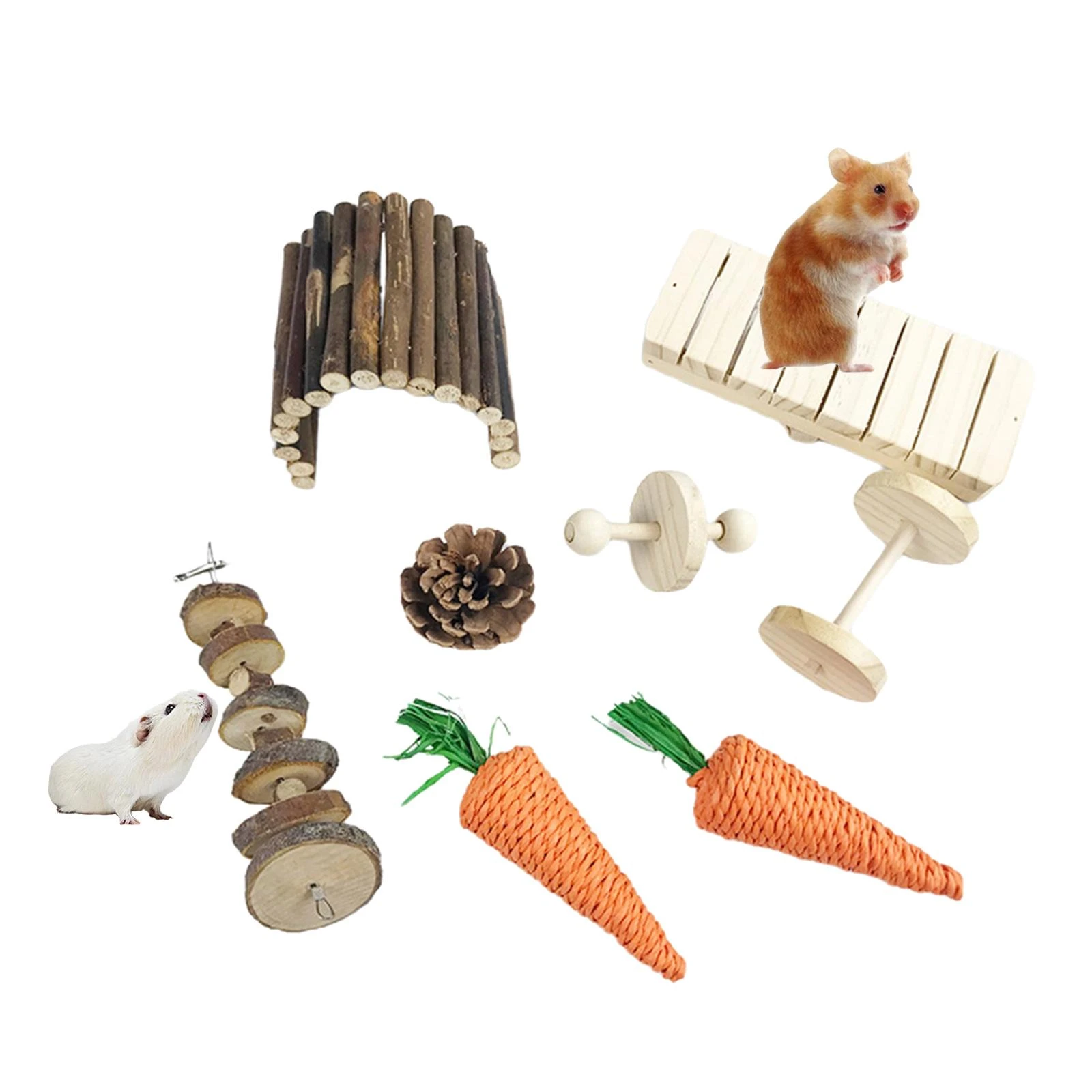 Religieus Couscous Alert 8 Stuks Kleine Dier Houten Hamster Chew Speelgoed Oefening Bell Hideout  Chinchilla Gerbils Groundhog Knaagdieren Konijntjes Molaire Speelgoed| | -  AliExpress