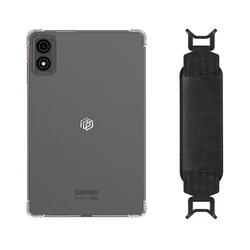 Versatile Clear TPU Shockproof Tablet Case with Security Hand Strap (Black) for IPlay 80 Mini Ultra (Clear)