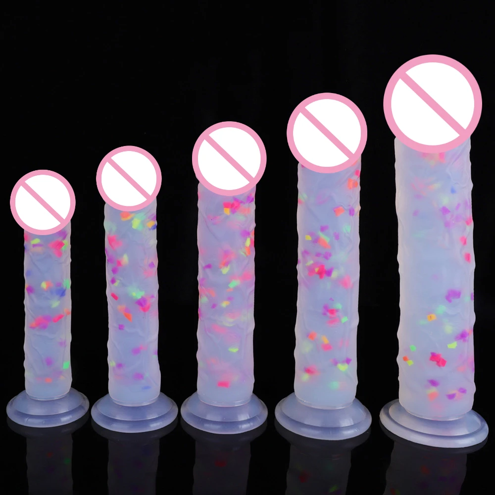 

Translucent Soft Granular Jelly Big Dildo Realistic Fake Dick Penis Butt Plug Erotic Sex Toys for Woman Men Vagina Anal Massage