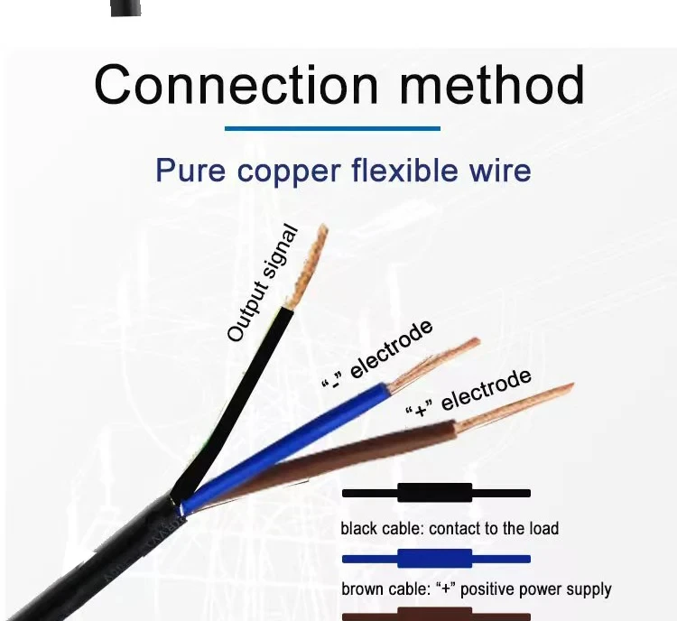 Metal Shell Inductive Proximity Switch LJ8A3-2-Z/BX NPN NO 2mm M8 DC6-36V 3Wire