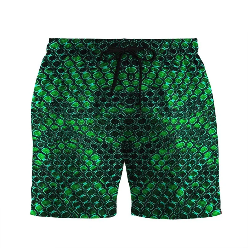 Animal 3d Print Skin Short Pants For Men Tiger Snake Zebra Graphic Summer Outdoor Cool Street Beach Shorts Sports Swim Trunks 5