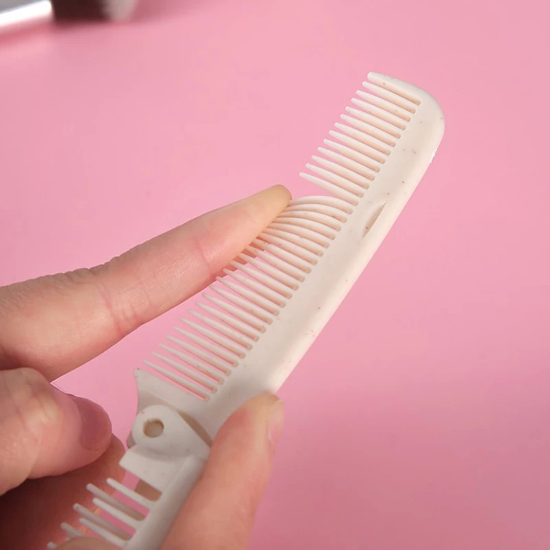 Portable Travel Hair Comb Brush Foldable Massage Anti Static Hairdressing Styling Tools 1Pc