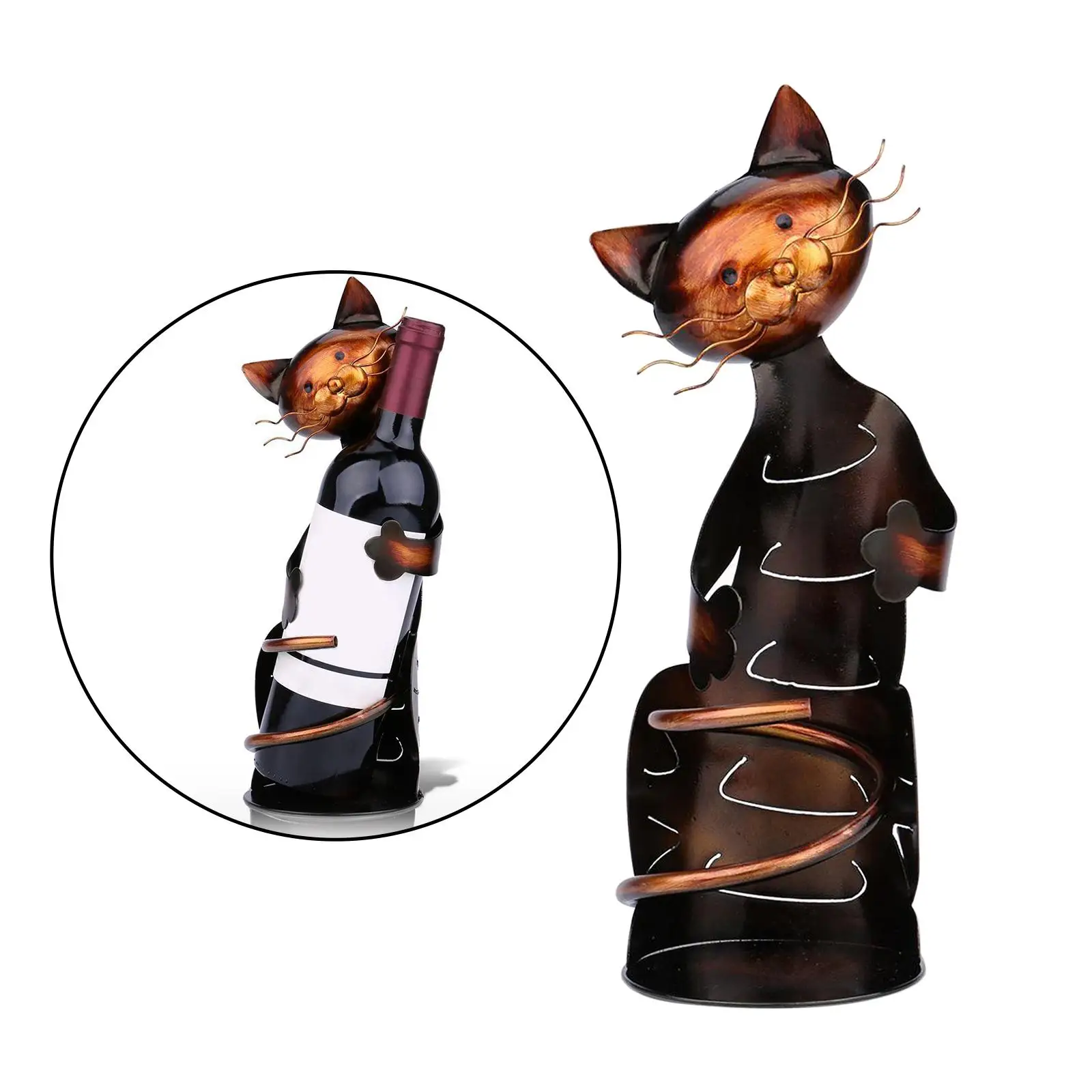 

Rack Cats 1 Bottles of Champagne Bottle Holder Stand Display Organizers Decorations