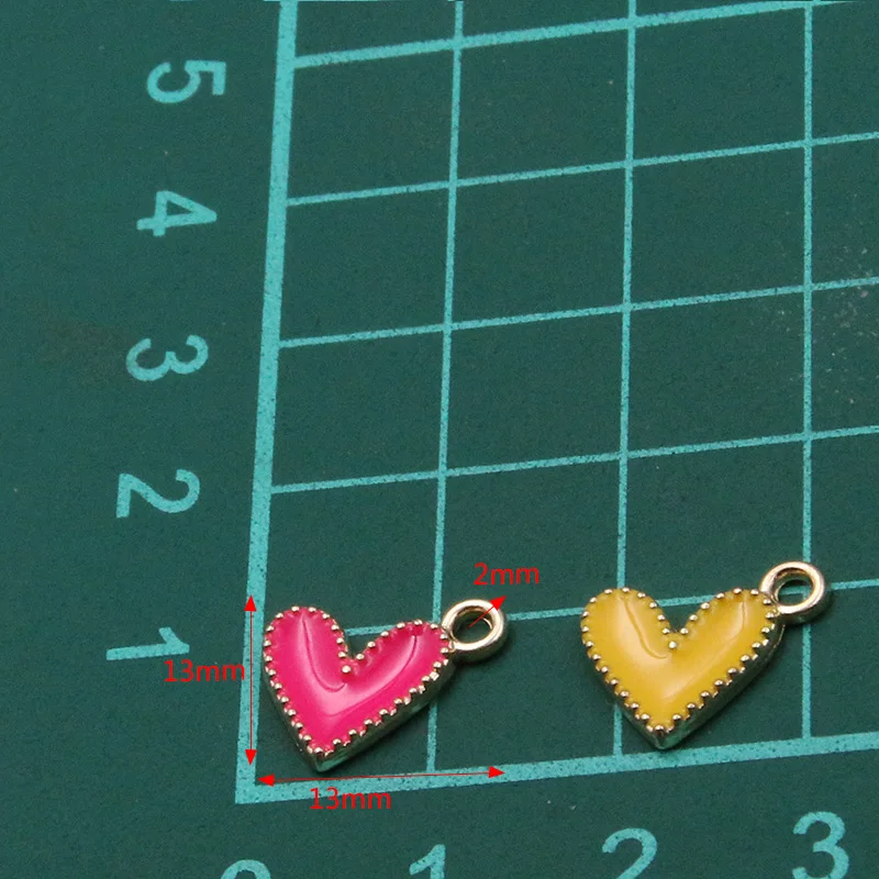 40pcs Charms 8x10mm Hollow Heart Charms For Jewelry Making DIY Jewelry  Findings Alloy Charms designer charms