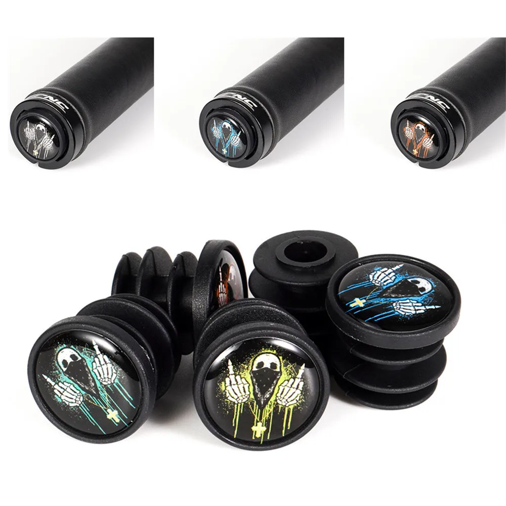 

CNC Bike Handlebar Grips End Cap 22mm MTB Road Bicycle Handle Bar Plug Caps HD990