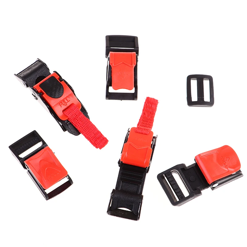 Motorcycle ATV Bike Helmet Clip Chin Strap Adjustable Bicycle Release Buckles buckle clamp