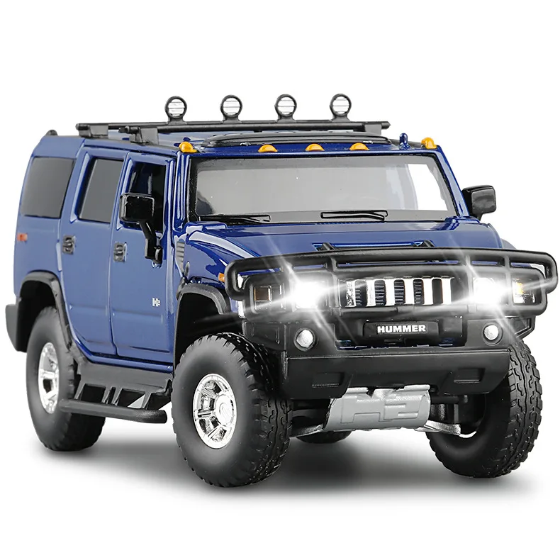 1/32 ハマー H2 SUV オフロードおもちゃの車 JKM ダイキャストメタル