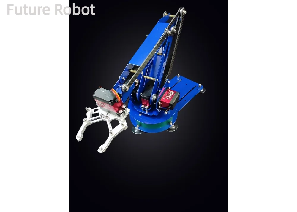 3 Axis Robot Arm with Suction Cup Stainless Steel Open Code Manipulator for Arduino Robot DIY Kit For UNO Programmable
