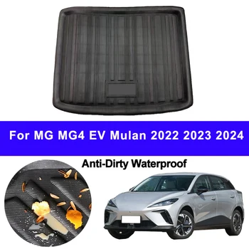 Auto Auto Ear Boot Cargo Liner Tray Trunk Floor Carpet per MG MG4 EV Mulan 2022 2023 2024 Mat tappeto Pad Anti-sporco