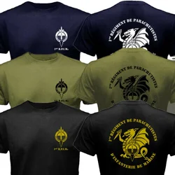 France Para SAS 1st Marine Infantry Parachute Regiment Special Forces Men T-shirt Short Casual O-Neck Men Clothing