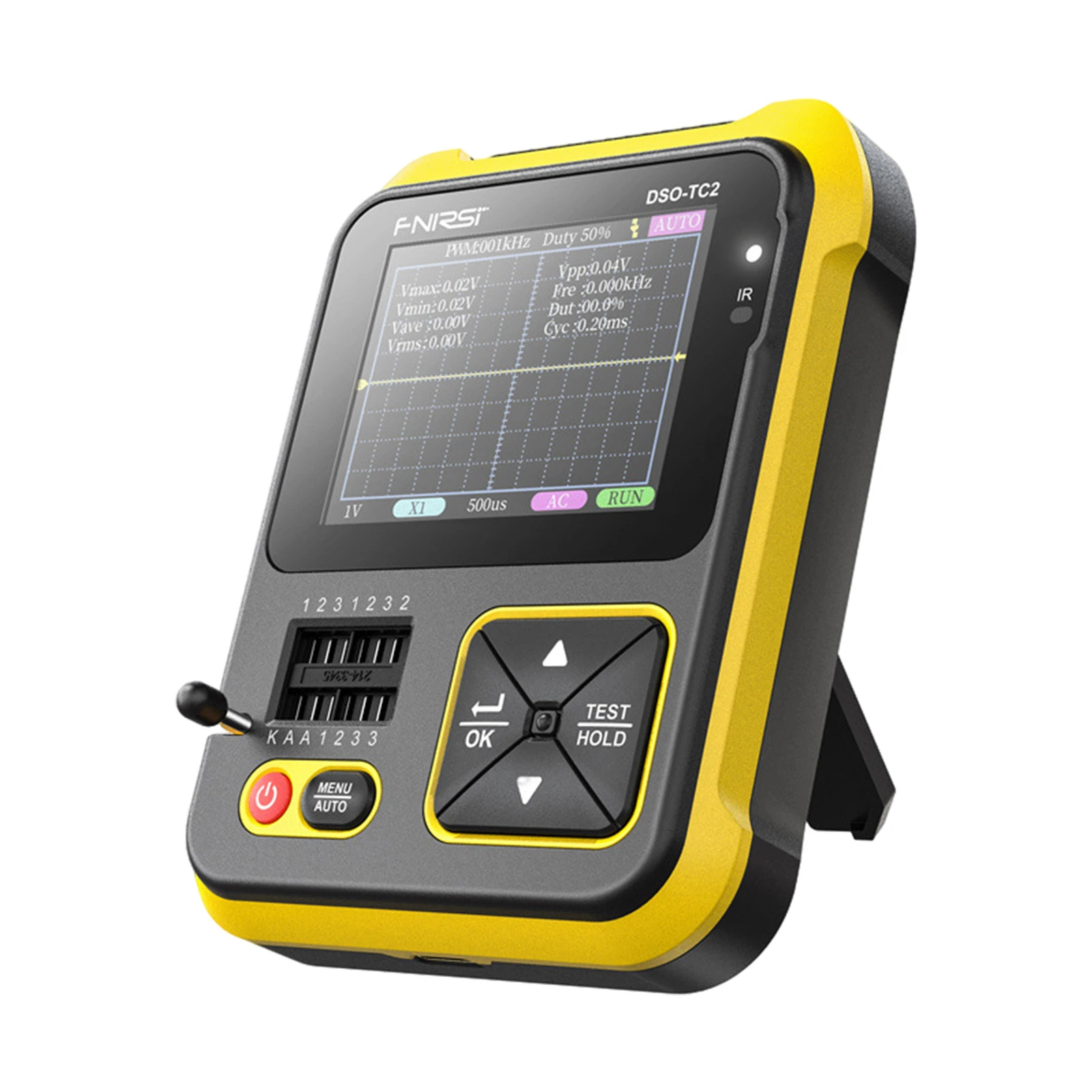 DSO TC2 200kMHz Handheld Digital Oscilloscope 2.5MS/s 2.4'' Transistor