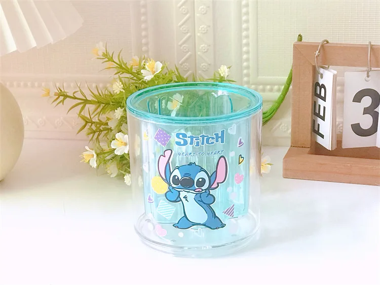 

Disney Stitch Winnie Anime Cosmetic Cases Cartoon Casual Storage Pen Box Home Household Gift