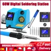 60W Digital Soldering Station PID Fast Heating Temperature Control 180-480℃ Adjustable ℃ ℉ Unit Electric Solder Welding Station 1