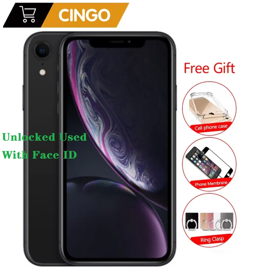 Original Apple Iphone Xr Unlocked Mobile Phone Iphone Xr 4g Lte 6.1