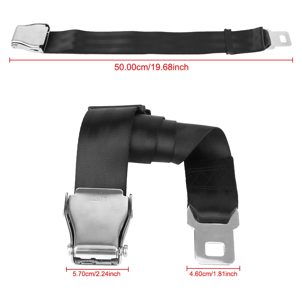 Seat Belt Extender Seat Belt Extender Kit Car Seat Belt Accessory Extended Lengthened Adjustable Aircraft Buckle Car Seat Belt Extender Car Seat Safety Belt Kid Safety Travel Harness