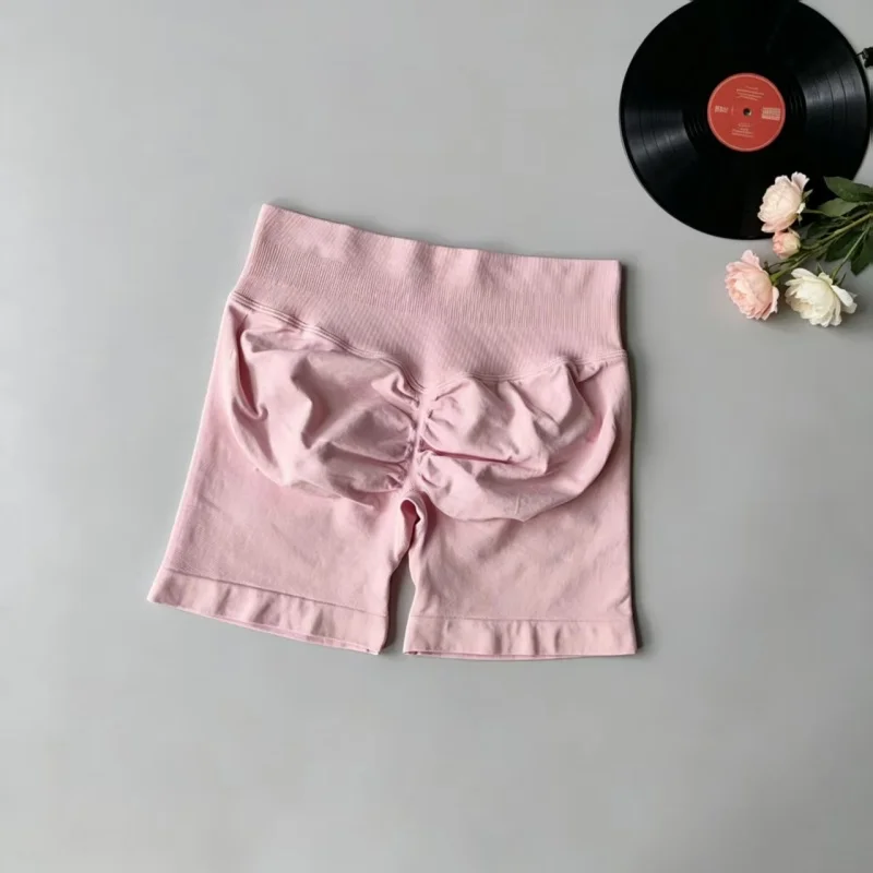 여성용 하이웨이스트 바이커 쇼츠, 힙업 효과, 심리스, 복부 보정, 속건, 요가, 필라테스, 헬스, 러닝, 피트니스, 스포츠 쇼츠
