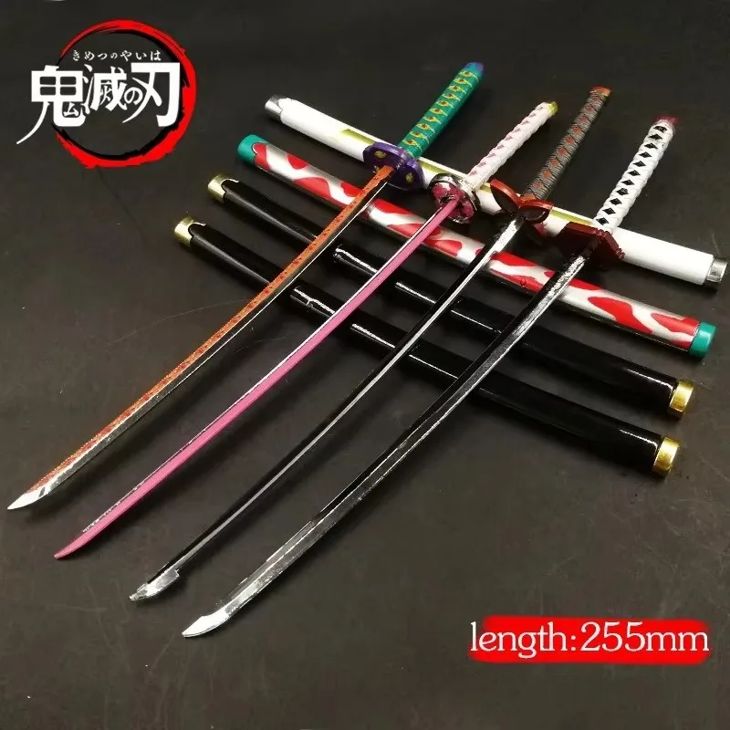 Japanese Katana Swords 25cm Demon Slayer Anime Cosplay Prop Weapon Collection Gift