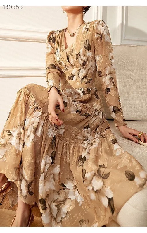 

High zc509 quality New Fashion Women 2022 spring Dress Luxury European Design party style dress